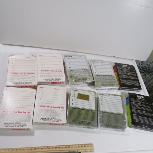 RADIO SHACK eight Track Tape Case with 8 Track Boxes - Picture 9 of 9